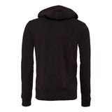 3739 BELLA + CANVAS Sponge Fleece Full-Zip Hoodie Dark Grey Heather