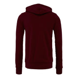 3739 BELLA + CANVAS Sponge Fleece Full-Zip Hoodie Maroon