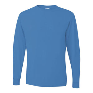 29LSR JERZEES Dri-Power® Long Sleeve 50/50 T-Shirt Columbia Blue