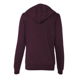 SS650Z Independent Trading Co. Juniors’ Heavenly Fleece Full-Zip Hooded Sweatshirt Light Blackberry