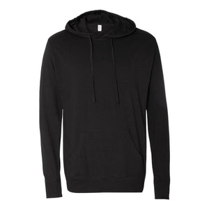 SS150J Independent Trading Co. Lightweight Hooded Pullover T-Shirt Black