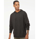 SS150J Independent Trading Co. Lightweight Hooded Pullover T-Shirt Charcoal Heather