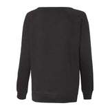 SS240 Independent Trading Co. Juniors’ Heavenly Fleece Lightweight Sweatshirt Black