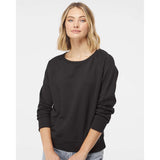 SS240 Independent Trading Co. Juniors’ Heavenly Fleece Lightweight Sweatshirt Black