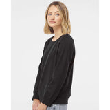 SS240 Independent Trading Co. Juniors’ Heavenly Fleece Lightweight Sweatshirt Black