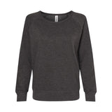 SS240 Independent Trading Co. Juniors’ Heavenly Fleece Lightweight Sweatshirt Charcoal Heather