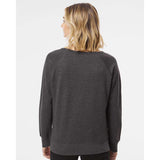 SS240 Independent Trading Co. Juniors’ Heavenly Fleece Lightweight Sweatshirt Charcoal Heather