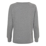 SS240 Independent Trading Co. Juniors’ Heavenly Fleece Lightweight Sweatshirt Gunmetal Heather