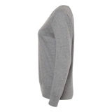 SS240 Independent Trading Co. Juniors’ Heavenly Fleece Lightweight Sweatshirt Gunmetal Heather