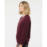 SS240 Independent Trading Co. Juniors’ Heavenly Fleece Lightweight Sweatshirt Light Blackberry