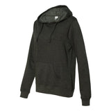 SS650 Independent Trading Co. Juniors’ Heavenly Fleece Lightweight Hooded Sweatshirt Charcoal Heather