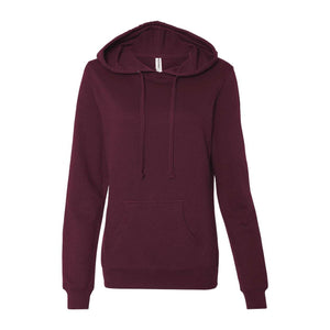 SS650 Independent Trading Co. Juniors’ Heavenly Fleece Lightweight Hooded Sweatshirt Light Blackberry