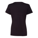 S04V Hanes Perfect-T Women’s V-Neck T-Shirt Black