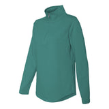 3764 LAT Women's Quarter Zip French Terry Pullover Jade