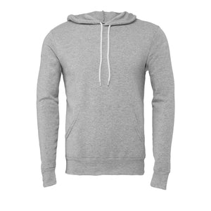 3719 BELLA + CANVAS Sponge Fleece Hoodie Athletic Heather