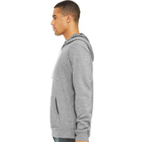 3719 BELLA + CANVAS Sponge Fleece Hoodie Athletic Heather