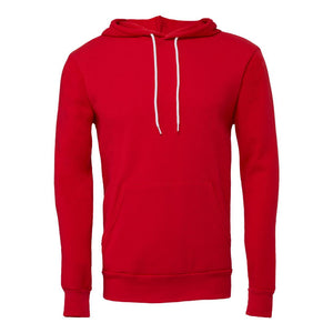 3719 BELLA + CANVAS Sponge Fleece Hoodie Red