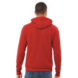 3719 BELLA + CANVAS Sponge Fleece Hoodie Red