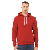 3719 BELLA + CANVAS Sponge Fleece Hoodie Red