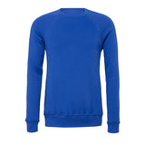 3901 BELLA + CANVAS Sponge Fleece Raglan Crewneck Sweatshirt True Royal