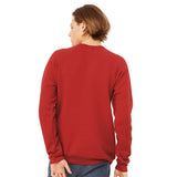 3901 BELLA + CANVAS Sponge Fleece Raglan Crewneck Sweatshirt Red