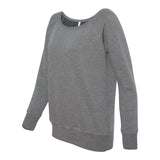 7501 BELLA + CANVAS Women’s Sponge Fleece Wide Neck Sweatshirt Deep Heather