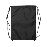 8888 Liberty Bags Zippered Drawstring Backpack Black