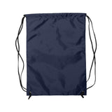 8888 Liberty Bags Zippered Drawstring Backpack Navy