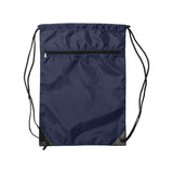 8888 Liberty Bags Zippered Drawstring Backpack Navy