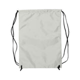 8888 Liberty Bags Zippered Drawstring Backpack White