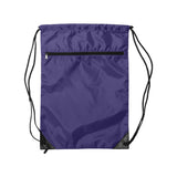 8888 Liberty Bags Zippered Drawstring Backpack Purple