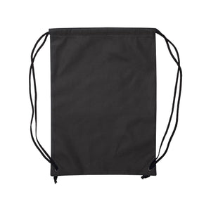 A136 Liberty Bags Non-Woven Drawstring Backpack Black