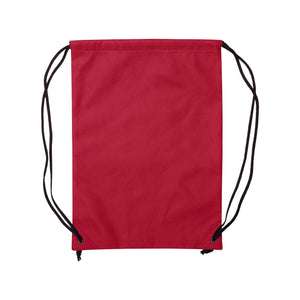 A136 Liberty Bags Non-Woven Drawstring Backpack Red