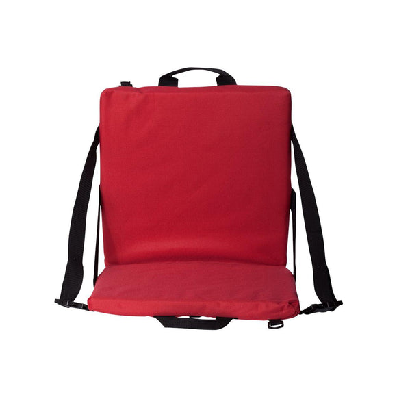 FT006 Liberty Bags Folding Stadium Seat Red