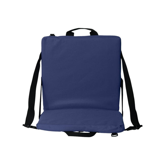 FT006 Liberty Bags Folding Stadium Seat Navy