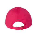 VC300A Valucap Adult Bio-Washed Classic Dad Hat Neon Pink