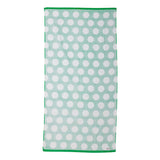 C3060P Carmel Towel Company Polka Dot Velour Beach Towel Kelly