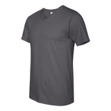 982 Anvil Lightweight V-Neck T-Shirt Charcoal