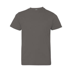 6101 LAT Youth Fine Jersey Tee Charcoal