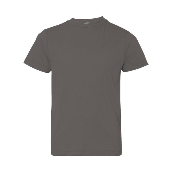 6101 LAT Youth Fine Jersey Tee Charcoal