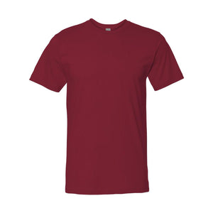 6901 LAT Fine Jersey Tee Garnet