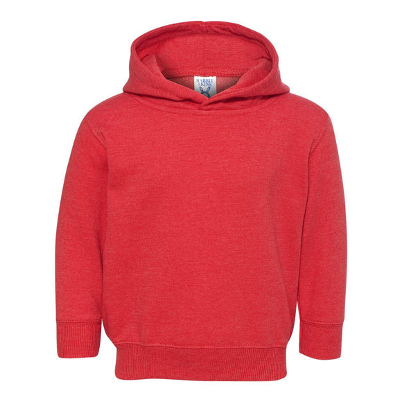 3326 Rabbit Skins Toddler Pullover Fleece Hoodie Vintage Red