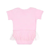 4422 Rabbit Skins Infant Tutu Baby Rib Bodysuit Pink