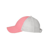 S102 Valucap Sandwich Trucker Cap Pink/ White