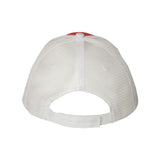 S102 Valucap Sandwich Trucker Cap Red/ White