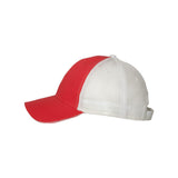 S102 Valucap Sandwich Trucker Cap Red/ White