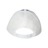 S102 Valucap Sandwich Trucker Cap Royal/ White