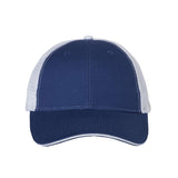 S102 Valucap Sandwich Trucker Cap Royal/ White