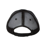 S102 Valucap Sandwich Trucker Cap Black/ Black