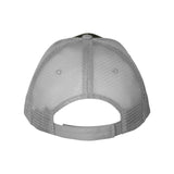 S102 Valucap Sandwich Trucker Cap Black/ Grey